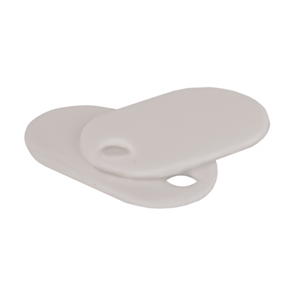 Miroc White Plastic Identification Tags from GME Supply